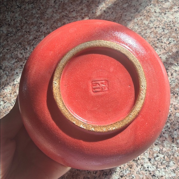 Heart-Shaped Red Matcha Bowl - Picture 4 of 4